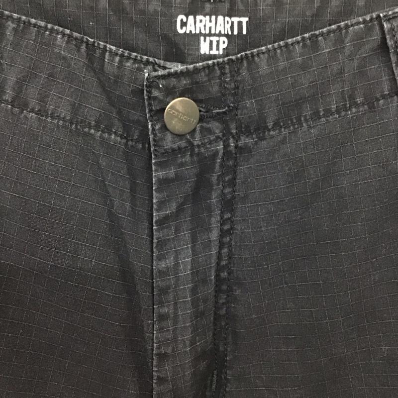 カーハート Carhartt パンツ ワークパンツ、ペインターパンツ ワークパンツ ワイドパンツ カジュアルパンツ ミリタリーパンツ 34 ロゴ、文字 黒 / ブラック /  メンズ USED 古着 中古 10112697
