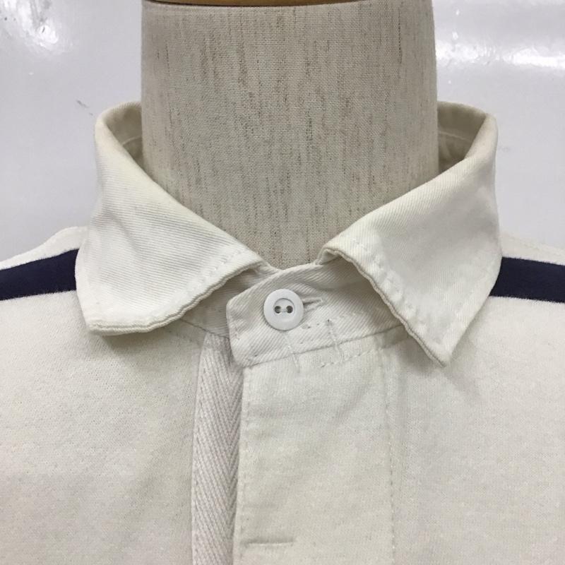 ポロラルフローレン POLO RALPH LAUREN カットソー 長袖 長袖カットソー ラグラン 長袖ポロシャツ ボーダーカットソー L ボーダー柄 白 / ホワイト / X 紺 / ネイビー /  メンズ USED 古着 中古 10110354