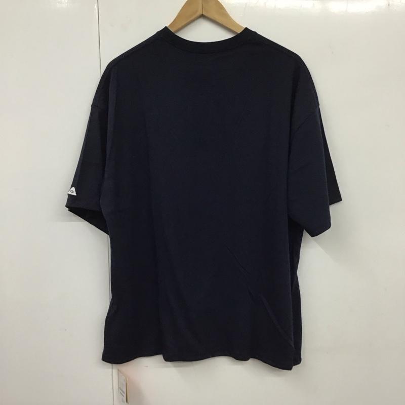 ポーラー POLeR Tシャツ 半袖 半袖カットソー プリントTシャツ クルーネックカットソー L ロゴ、文字 紺 / ネイビー /  メンズ USED 古着 中古 10131629