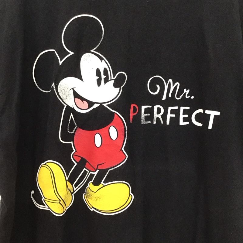 ディズニー Disney Tシャツ 半袖 半袖カットソー プリントTシャツ クルーネックカットソー 古着 XL プリント 黒 / ブラック /  メンズ USED 古着 中古 10135720