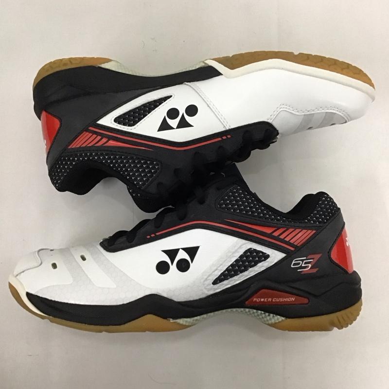 ヨネックス YONEX スニーカー スニーカー POWER CUSHION 65Z パワークッション65Z SHB65Z バドミントンシューズ 27.5cm 無地 白 / ホワイト / X 赤 / レッド /  メンズ USED 古着 中古 10125603