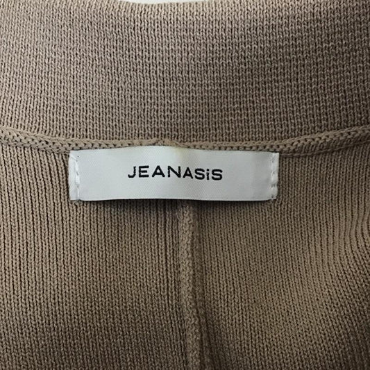 ジーナシス JEANASIS ベスト ベスト js063411sb ソウバリロングジレベルト付き FREE 無地 茶 / ブラウン /  レディース USED 古着 中古 10149337