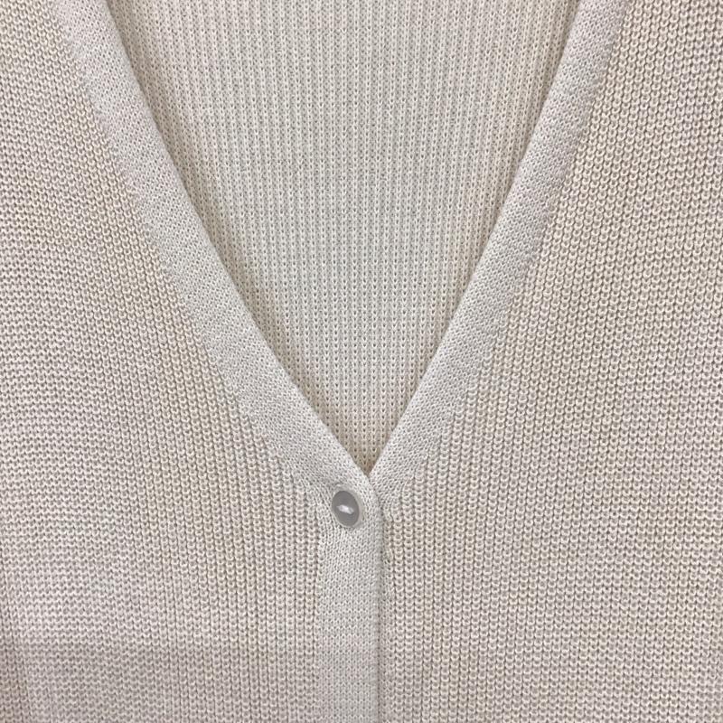 ザラ ZARA ベスト ベスト ロングベスト ノースリーブニットベスト S 無地 オフホワイト / オフホワイト /  レディース USED 古着 中古 10134328