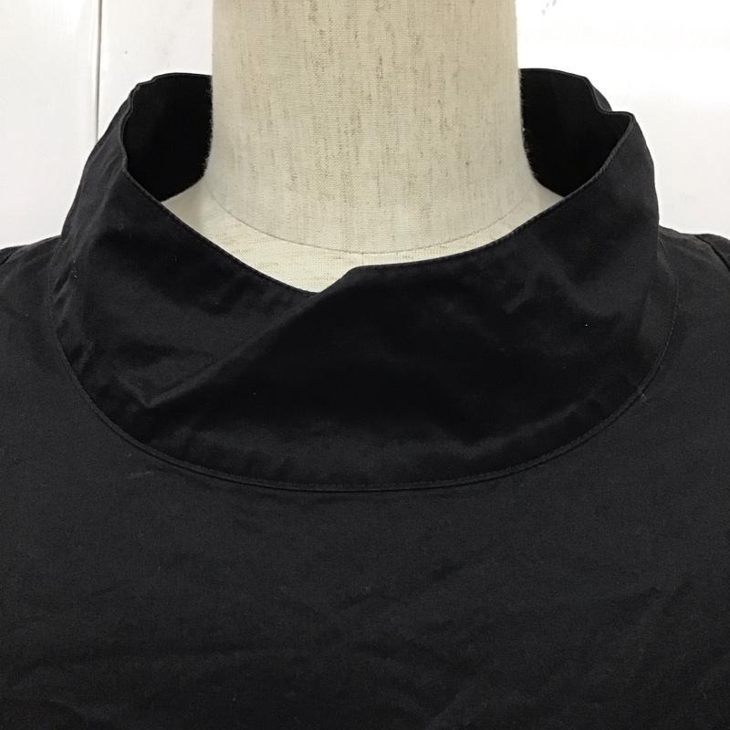 オープニング セレモニー OPENING CEREMONY シャツ、ブラウス 長袖 長袖シャツ カジュアルシャツ ノーカラーシャツ プルオーバー L 無地 黒 / ブラック /  メンズ USED 古着 中古 10111664