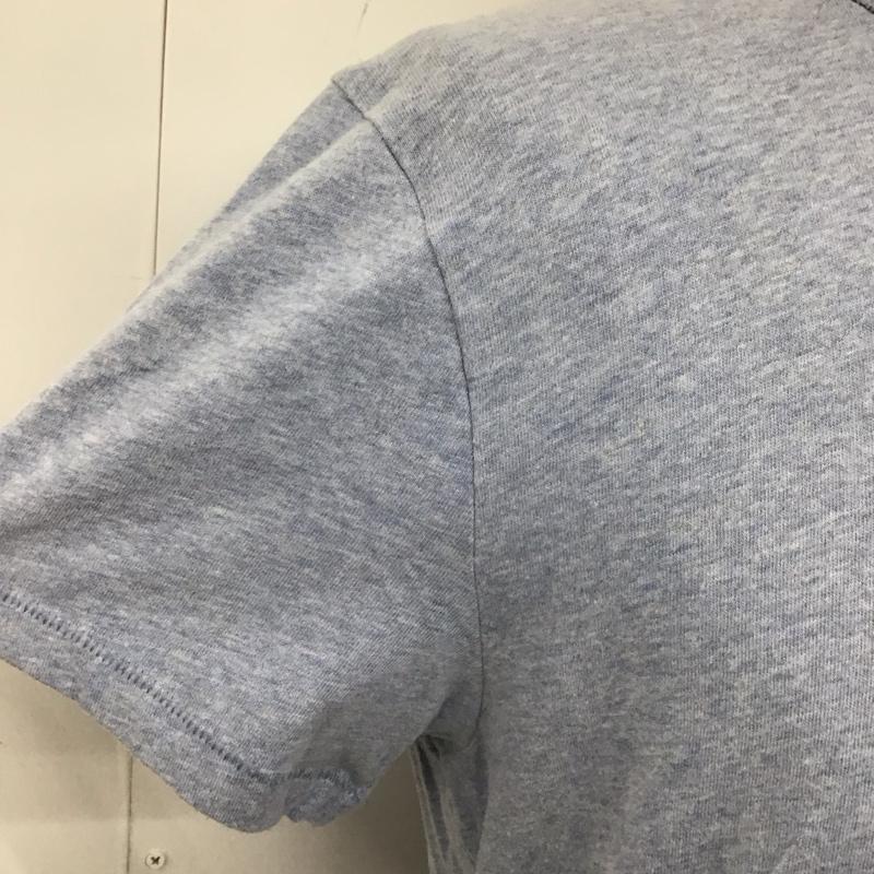 アバクロンビーアンドフィッチ ABERCROMBIE&FITCH Tシャツ 半袖 M ロゴ、文字 水色 / ライトブルー /  メンズ USED 古着 中古 10107255