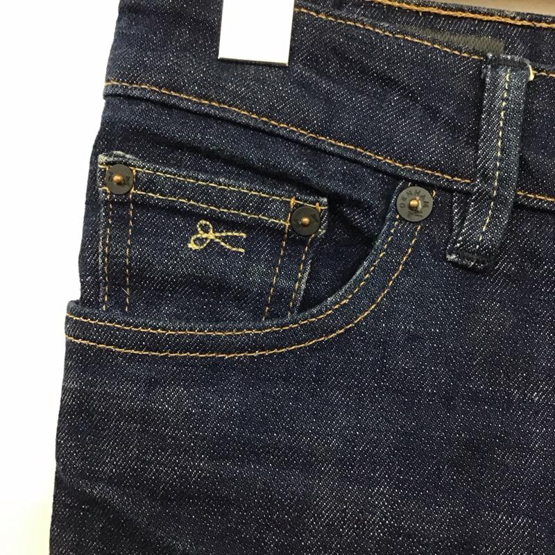 デンハム DENHAM パンツ デニム、ジーンズ MONROE GIRLFRIEND TAPERED FIT 02-17-01-11-014 無地 インディゴ / インディゴ /  レディース USED 古着 中古 10115100