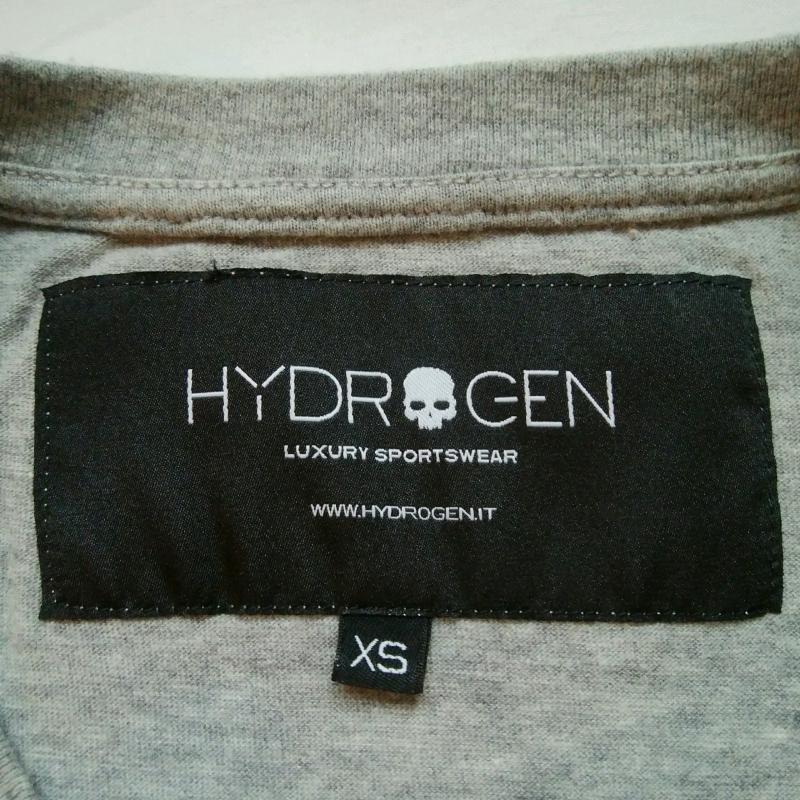 ハイドロゲン HYDROGEN カットソー 半袖 XS 無地 X ロゴ、文字 灰 / グレー /  レディース USED 古着 中古 10029274
