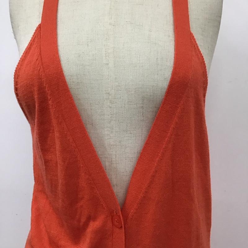 マウジー MOUSSY ベスト ベスト ロング丈 FREE 無地 橙 / オレンジ /  レディース USED 古着 中古 10115475