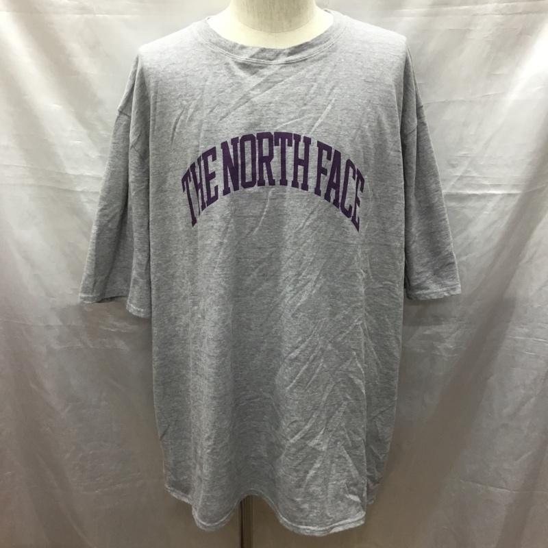 ザ ノースフェイス パープルレーベル THE NORTH FACE PURPLE LABEL Tシャツ 半袖 nt3324n H/SGraphicTee 半袖カットソー プリントTシャツ XL ロゴ、文字 灰 / グレー /  メンズ USED 古着 中古 10122851