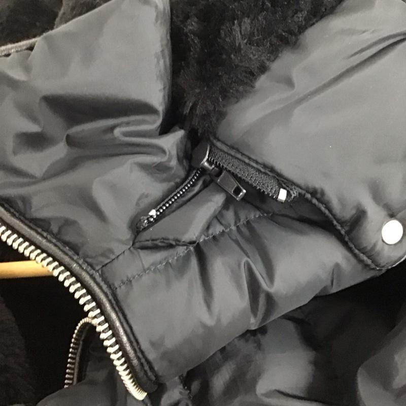 ザラ ZARA ジャケット、上着 ジャケット、ブレザー 8073 723 401 ダウンジャケット フェザー 中綿 M 無地 黒 / ブラック /  レディース USED 古着 中古 10146592
