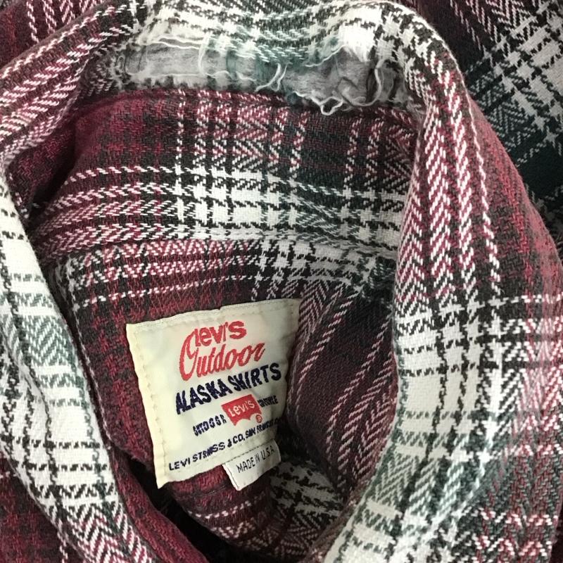 リーバイス Levi s シャツ、ブラウス 長袖 長袖シャツ チェックシャツ カラーシャツ カジュアルシャツ 90s usa製 L チェック マルチカラー / マルチカラー /  メンズ USED 古着 中古 10108623