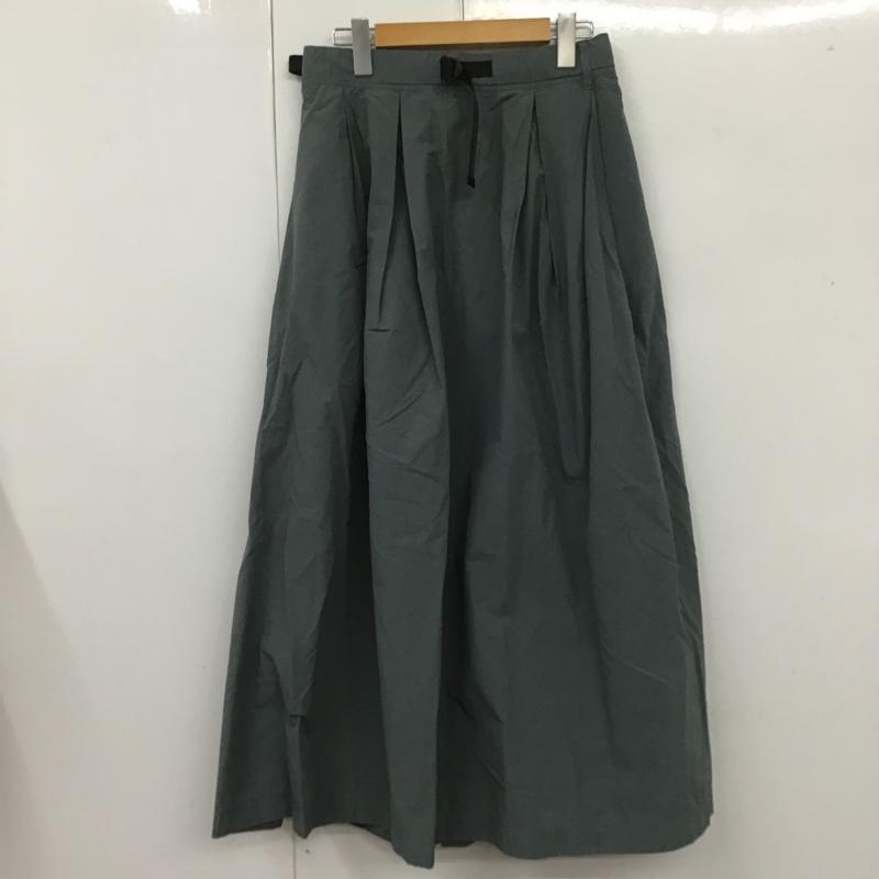 グラミチ GRAMICCI スカート ロングスカート ニコアンド L 無地 緑 / グリーン /  レディース USED 古着 中古 10106169
