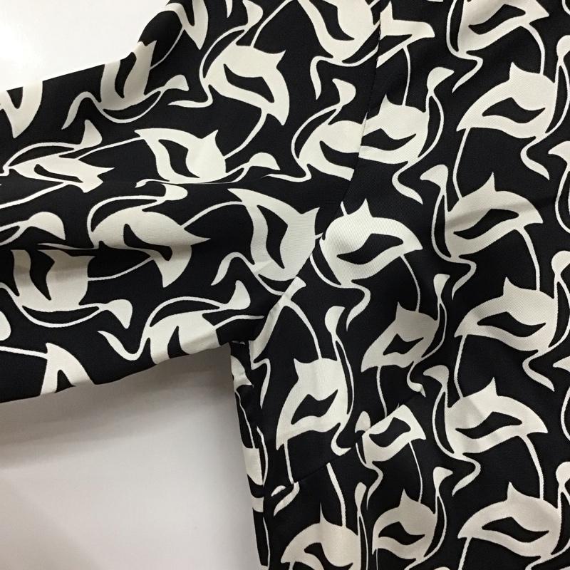 ザラ ZARA ワンピース ロングスカート 2045 624 800 S 総柄 黒 / ブラック /  レディース USED 古着 中古 10139371