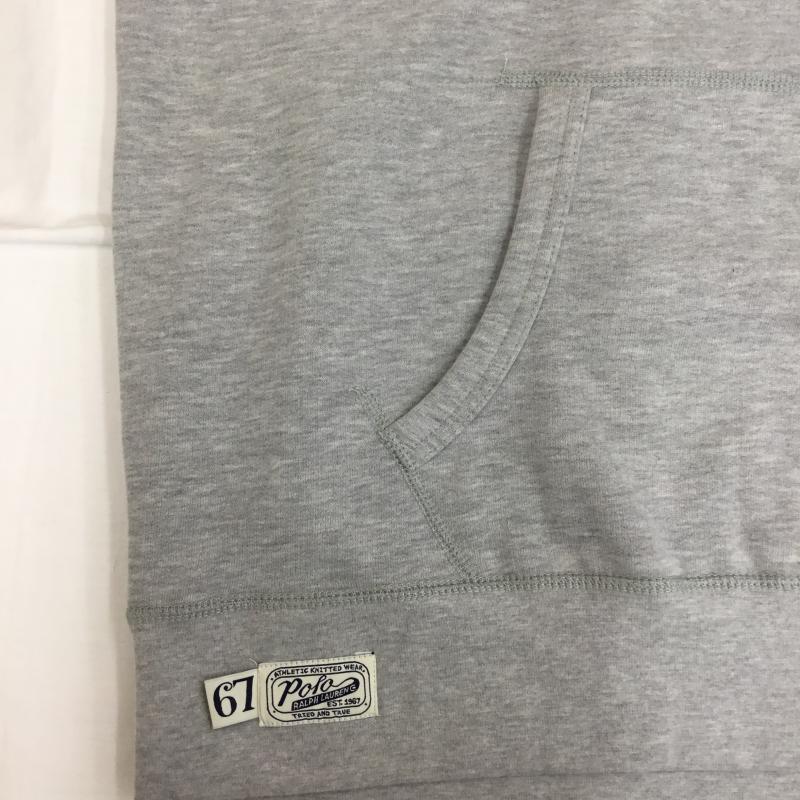 ラルフローレン RALPHLAUREN パーカー 長袖 ビッグロゴ　プルオーバー XL ロゴ、文字 灰 / グレー /  メンズ USED 古着 中古 10106145