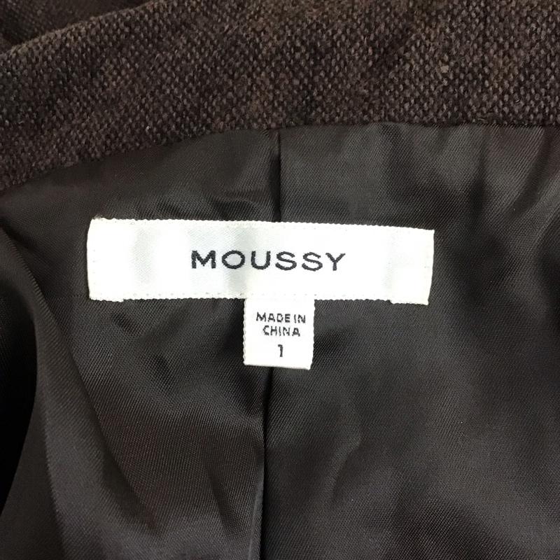 マウジー MOUSSY ワンピース ロングスカート 010BAA30-7050 TUCK WAIST LONG DRESS ジャケット風 1 無地 ダークブラウン / ダークブラウン /  レディース USED 古着 中古 10108234