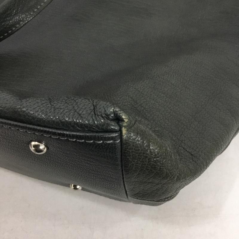 マーガレット・ハウエルアイデア MARGARET HOWELL idea トートバッグ トートバッグ レザー 無地 カーキ / カーキ /  レディース USED 古着 中古 10140436