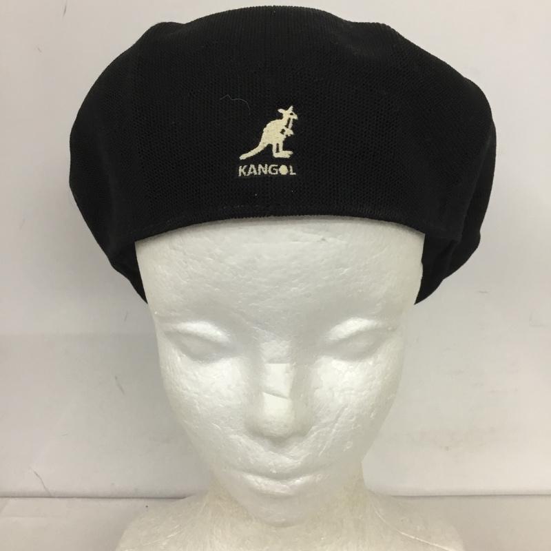 カンゴール KANGOL 帽子 ハンチング K3192SM TROPIC GALAXY ロゴ、文字 黒 / ブラック /  メンズ USED 古着 中古 10124401