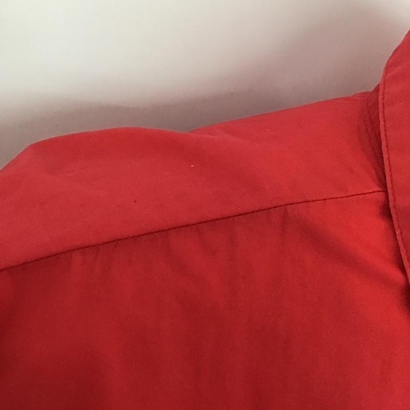 シュプリーム Supreme シャツ、ブラウス 半袖 2019年春夏 ZipUpS/SWorkShirt 半袖ジップアップシャツ L ロゴ、文字 赤 / レッド /  メンズ USED 古着 中古 10122956