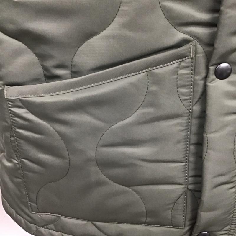 古着 USED ジャケット、上着 ジャンパー、ブルゾン MIL-L-27546 ミリタリー キルティング ライナーブルゾン M 無地 カーキ / カーキ /  メンズ USED 古着 中古 10119681