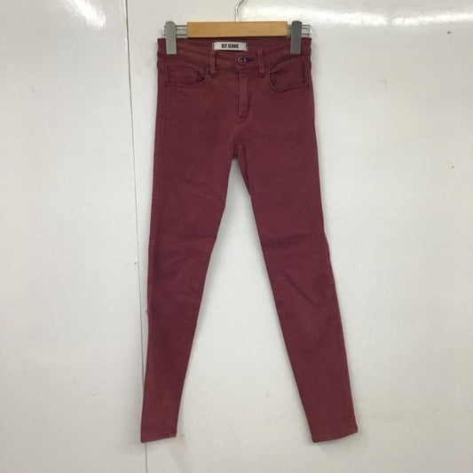 スライジーンズ SLY JEANS パンツ デニム、ジーンズ 0306AB12-0130-1 ストレッチ カラージーンズ 0 無地 ボルドー / ボルドー /  レディース USED 古着 中古 10117369