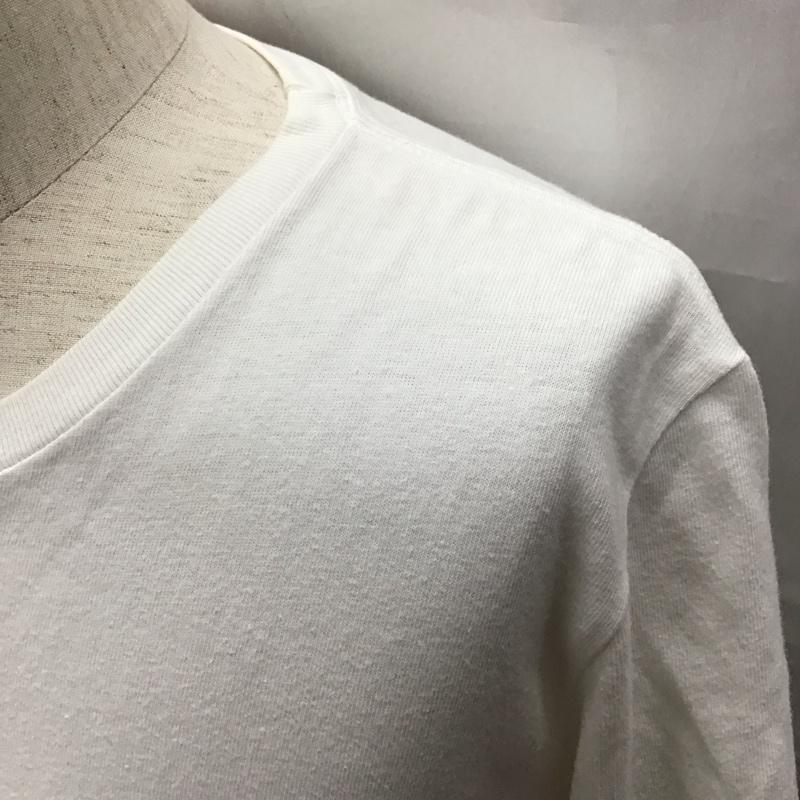 ワコマリア WACKO MARIA Tシャツ 半袖 半袖カットソー プリントTシャツ クルーネックカットソー M ロゴ、文字 白 / ホワイト /  メンズ USED 古着 中古 10116571