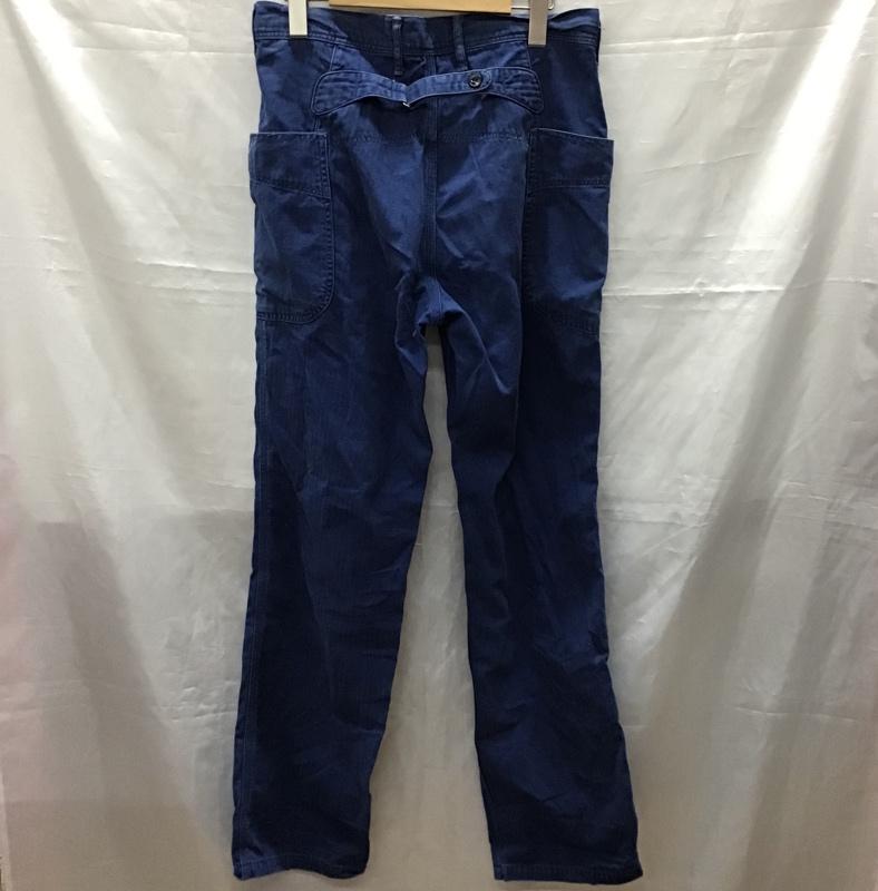 スペルバウンド SPELLBOUND パンツ ワークパンツ、ペインターパンツ ワークパンツ ワイドパンツ カジュアルパンツ 30インチ 無地 青 / ブルー /  メンズ USED 古着 中古 10117422