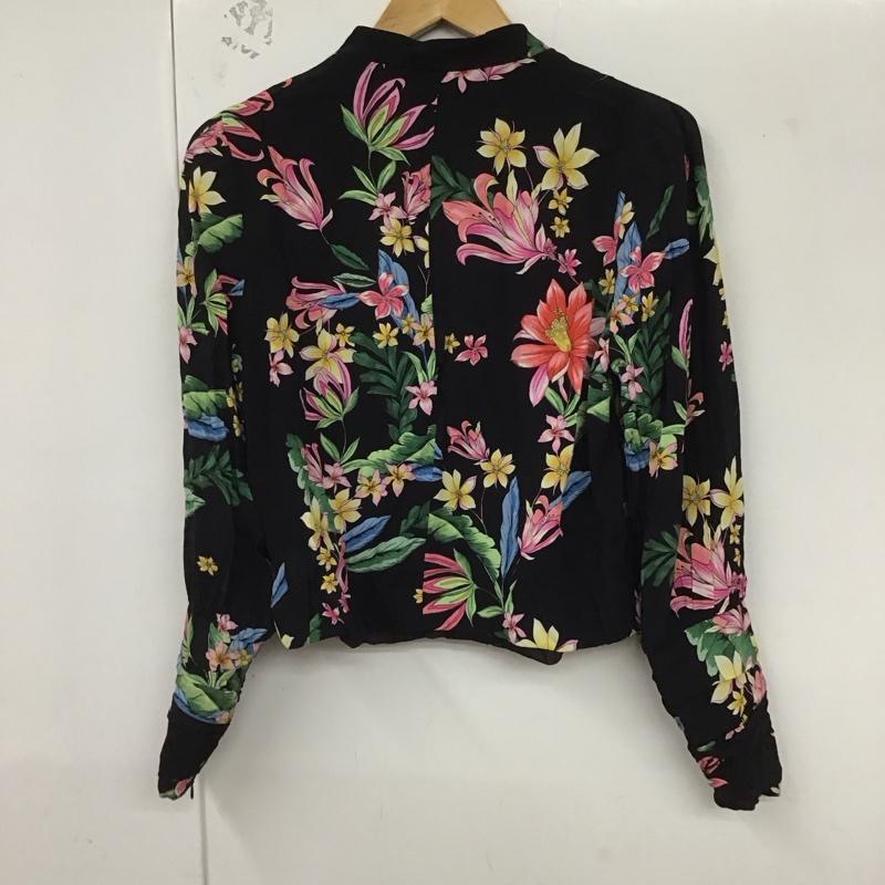 ザラベーシック ZARA BASIC ジャケット、上着 ジャケット、ブレザー 長袖ジャケット ジップアップジャケット ノースリーブジャケット M プリント マルチカラー / マルチカラー /  レディース USED 古着 中古 10129704