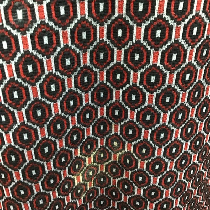 ザラ ZARA ワンピース ミニスカート S 総柄 黒 / ブラック / X 白 / ホワイト / X 赤 / レッド /  レディース USED 古着 中古 10115343
