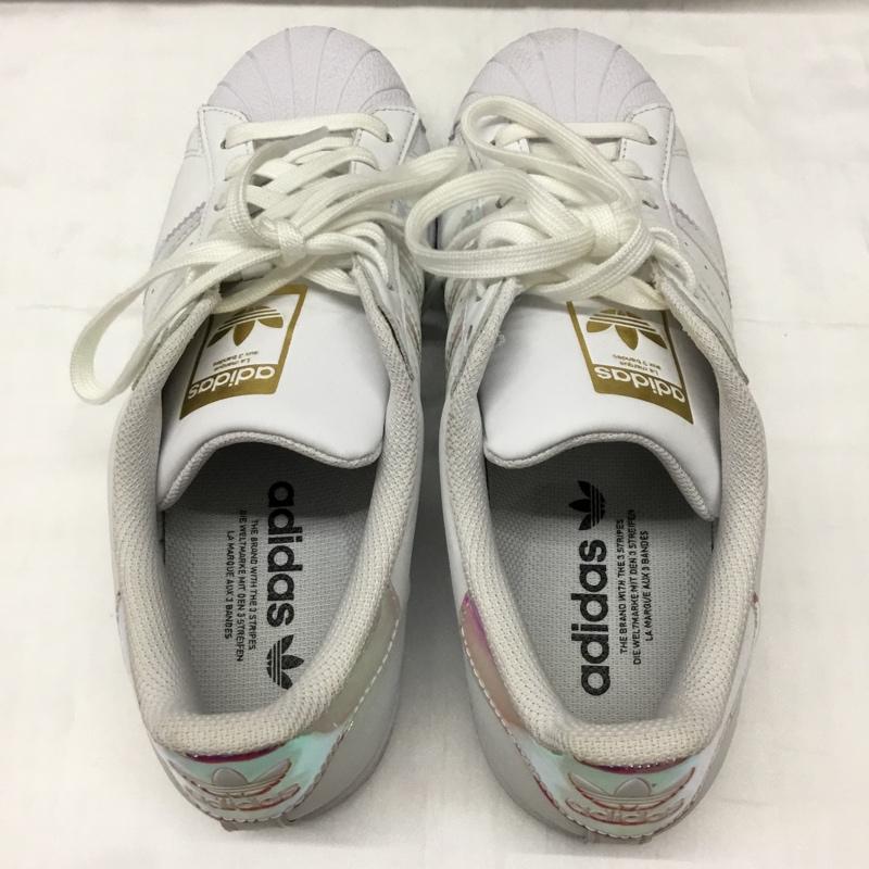 アディダス adidas スニーカー スニーカー FX7565 SUPERSTAR W 25cm 25.0cm ロゴ、文字 白 / ホワイト /  レディース USED 古着 中古 10110153