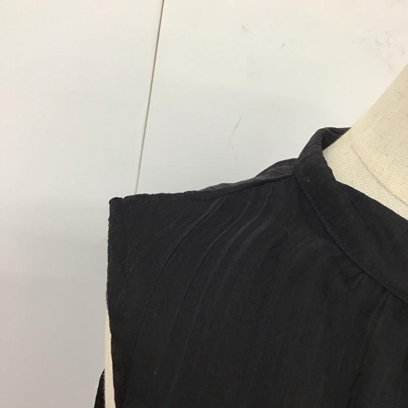 オリーブデオリーブ OLIVE des OLIVE ワンピース ロングスカート 243507 ノースリーブ プリーツ M 無地 黒 / ブラック /  レディース USED 古着 中古 10115311
