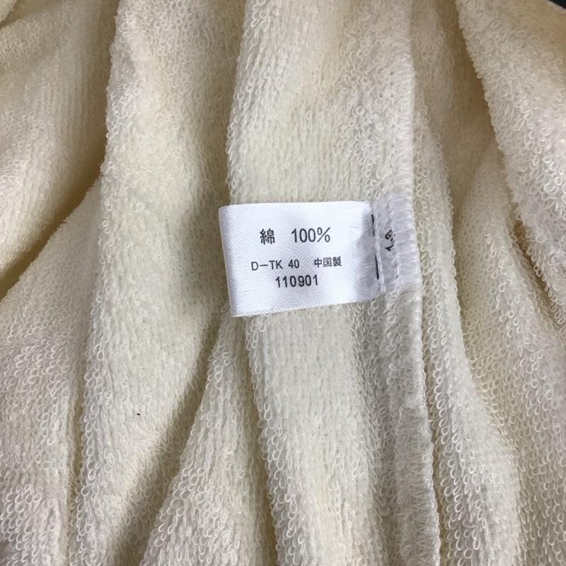 ラルフローレン RALPHLAUREN ウェア ウェア 6073-1530-29 タータンバインディングバスローブ タグ付き L ワンポイント アイボリー / アイボリー /  メンズ USED 古着 中古 10114957