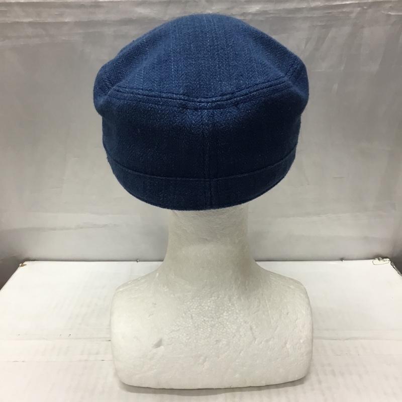 ニューエラ NEW ERA 帽子 キャップ ワークキャップ 61.5cm ワンポイント 青 / ブルー /  メンズ USED 古着 中古 10114735