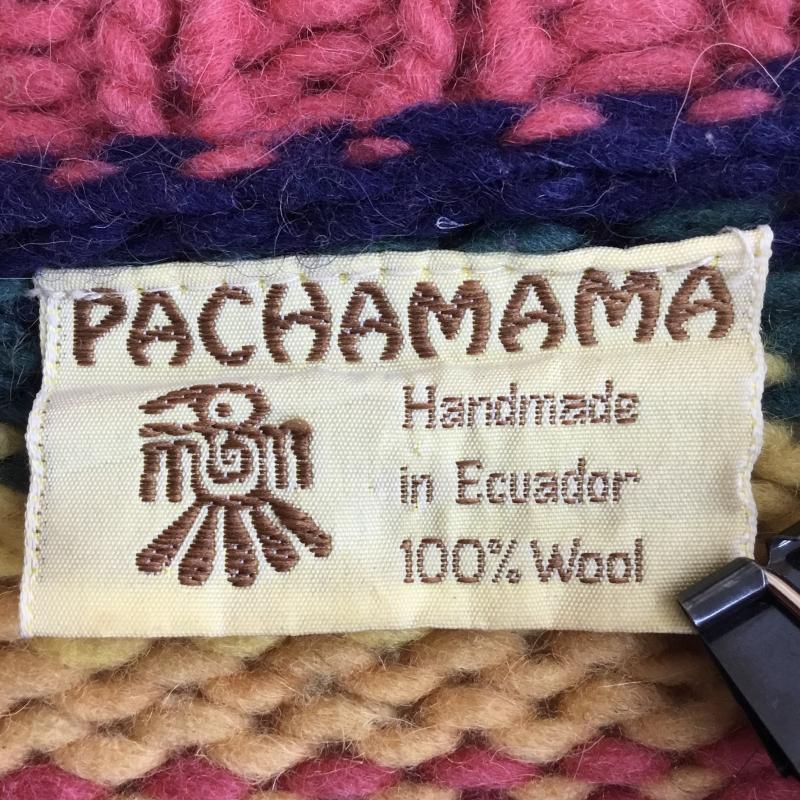 パチャママ PACHAMAMA ニット、セーター 長袖 ボーダー柄 青 / ブルー / X 黄 / イエロー / X 緑 / グリーン / X 桃 / ピンク /  メンズ USED 古着 中古 10136216