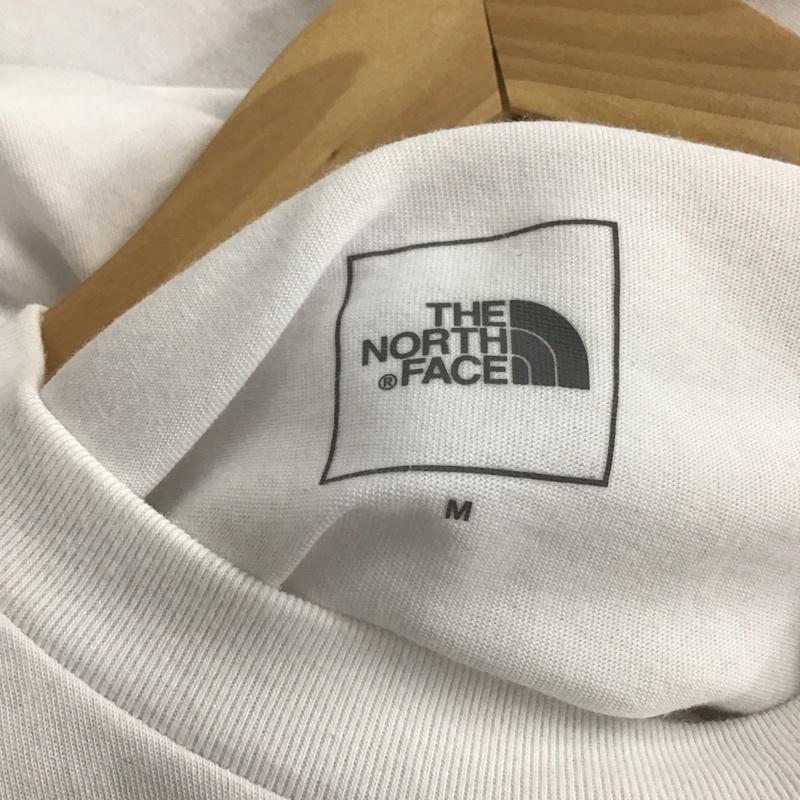 ザノースフェイス THE NORTH FACE Tシャツ 半袖 nt32332a CaliforniaPocketTee 半袖Tシャツ プリントTシャツ M ロゴ、文字 白 / ホワイト /  メンズ USED 古着 中古 10148718