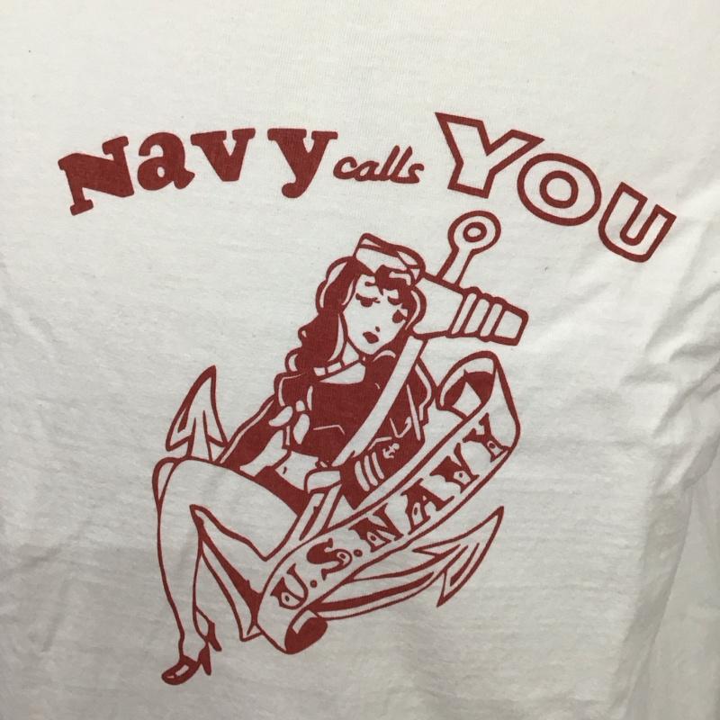 ザリアルマッコイズ THE REAL McCOY S Tシャツ 半袖 半袖 40 プリント 白 / ホワイト /  メンズ USED 古着 中古 10115403