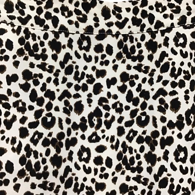 イーハイフンワールドギャラリーピー E hyphen world gallery PEACE スカート ロングスカート ロングスカート フレアスカート カジュアルスカート FREE ヒョウ柄・レオパード柄 アイボリー / アイボリー /  レディース USED 古着 中古 10145422