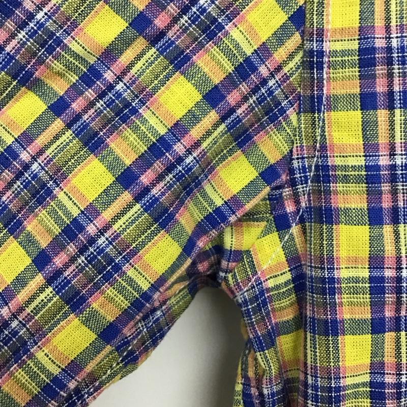 ナノユニバース nano・universe シャツ、ブラウス 長袖 NUC41SH0172SK コットンリネン 綿麻 M チェック マルチカラー / マルチカラー /  メンズ USED 古着 中古 10133575