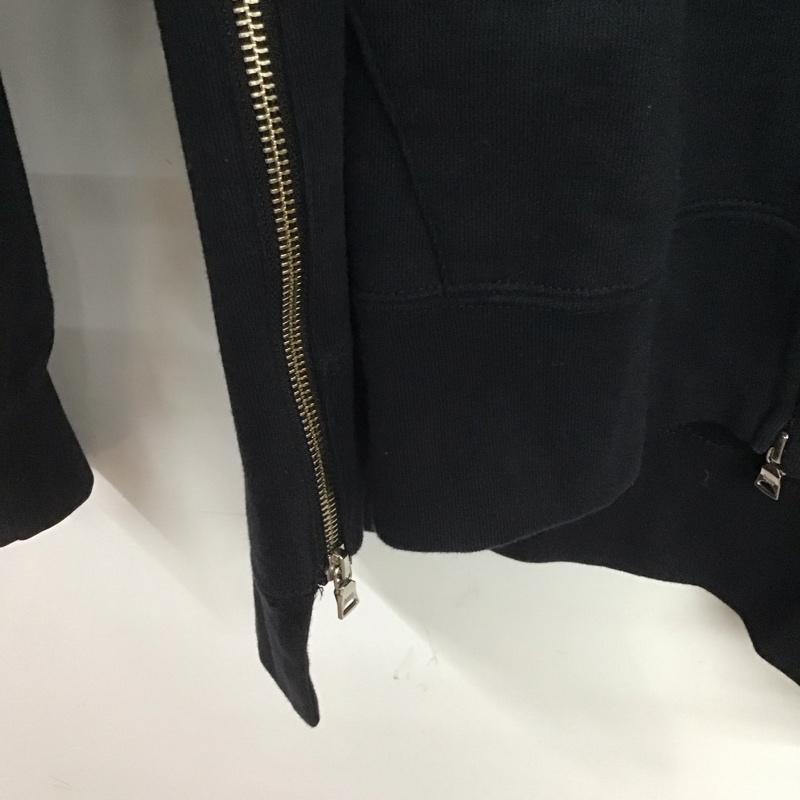 アベイシングエイプ A BATHING APE パーカー 長袖 長袖パーカー ジップアップパーカー スウェット XL ロゴ、文字 黒 / ブラック /  メンズ USED 古着 中古 10145898