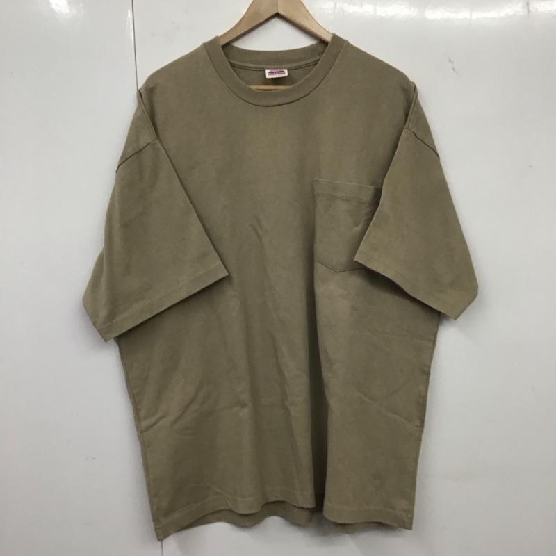 フリークスストア FREAK S STORE Tシャツ 半袖 L 無地 ベージュ / ベージュ /  メンズ USED 古着 中古 10134915