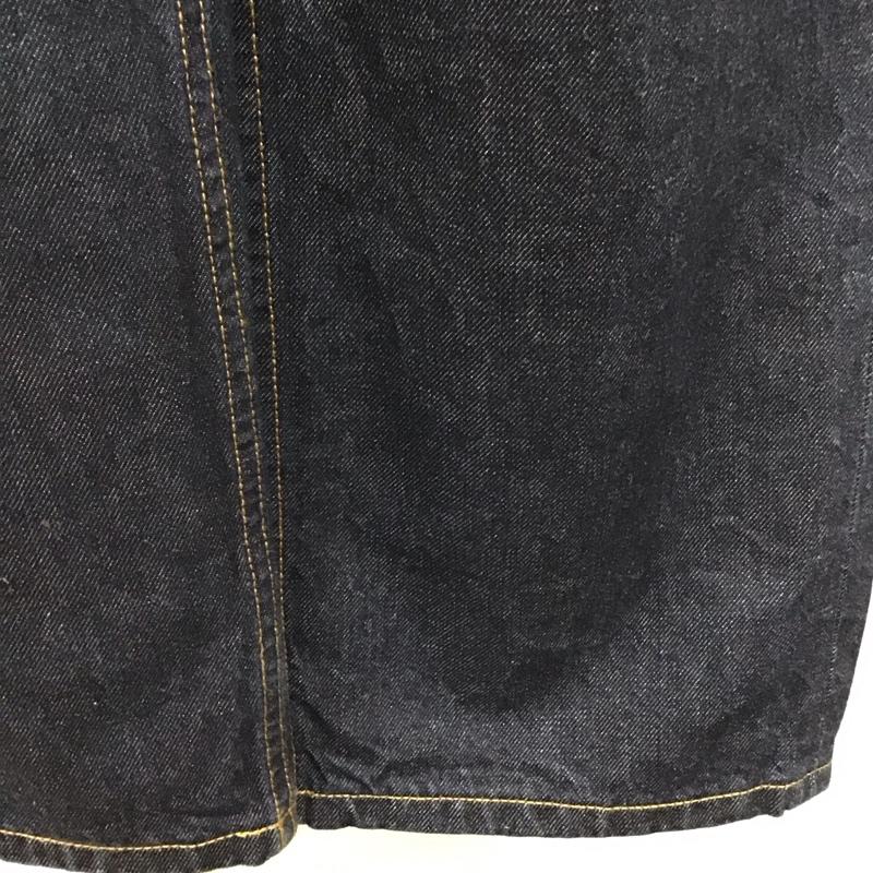 ローリーズファーム LOWRYS FARM パンツ デニム、ジーンズ LFD50002AD CONEストレートワイド M 無地 紺 / ネイビー /  レディース USED 古着 中古 10114585