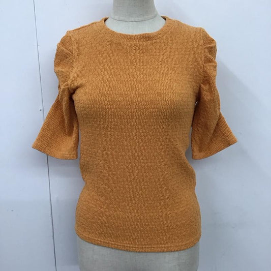 アズールバイマウジー AZUL BY MOUSSY Tシャツ 半袖 250FSC80-293D サーフェスチェンジデザイントップス ストレッチ クルーネック S  橙 / オレンジ /  レディース USED 古着 中古 10114472