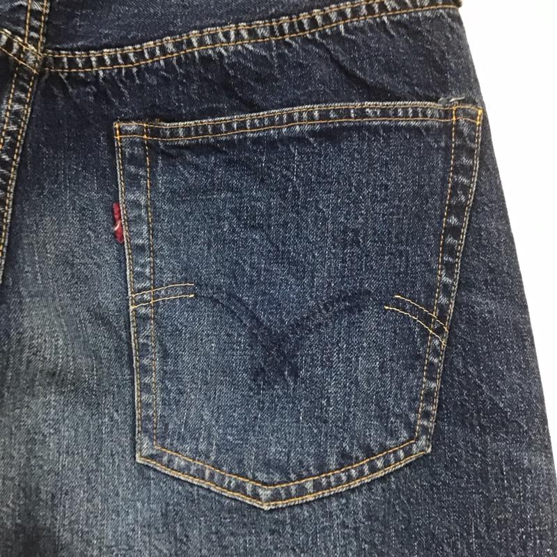 ウエアハウス WAREHOUSE パンツ デニム、ジーンズ デニムパンツ ストレートパンツ ワイドパンツ カジュアルパンツ 36 無地 インディゴ / インディゴ /  メンズ USED 古着 中古 10107005