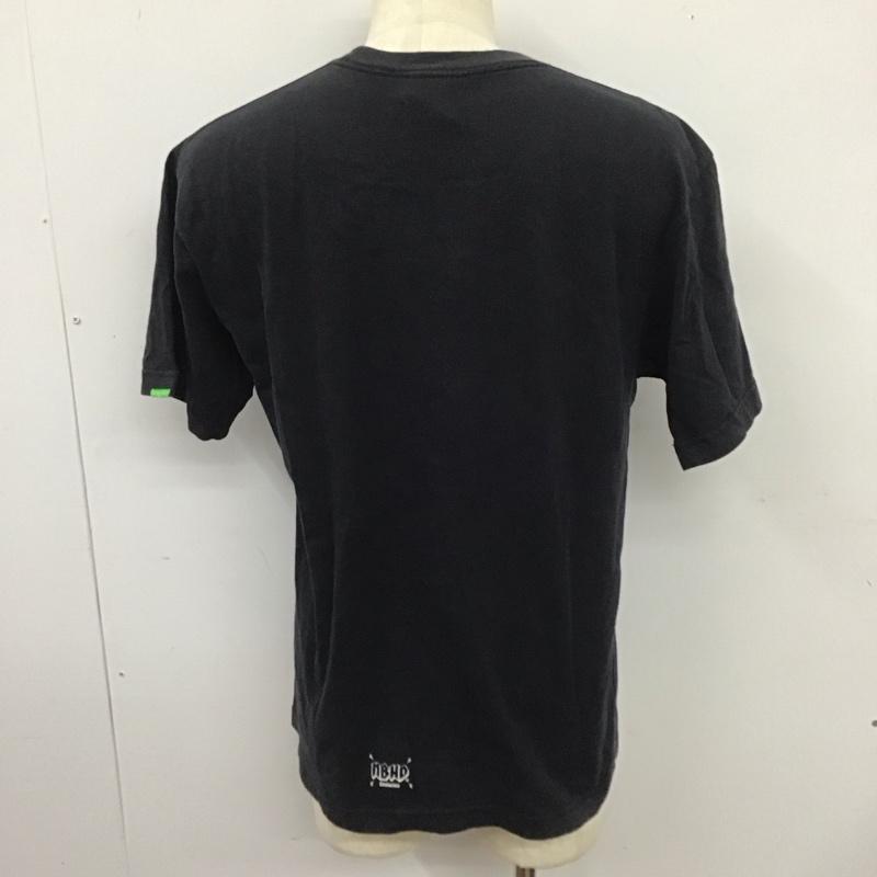 ネイバーフッド NEIGHBORHOOD Tシャツ 半袖 クルーネック プリント 2 ロゴ、文字 黒 / ブラック /  メンズ USED 古着 中古 10123010