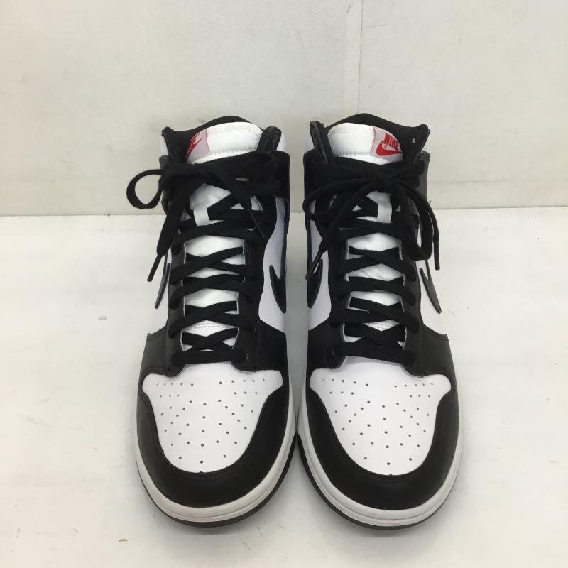 ナイキ NIKE スニーカー スニーカー NIKE DUNK HI RETRO DD1399 103 28.0cm ロゴ、文字 白 / ホワイト / X 黒 / ブラック /  メンズ USED 古着 中古 10128713