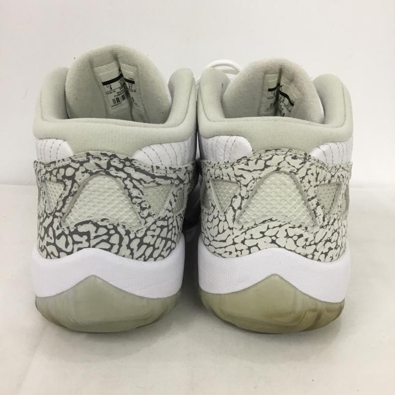 ナイキ NIKE スニーカー スニーカー 306008-102 AIR JORDAN 11 RETRO LOW 27cm 箱有 27.0cm ワンポイント 白 / ホワイト / X 灰 / グレー /  メンズ USED 古着 中古 10133609