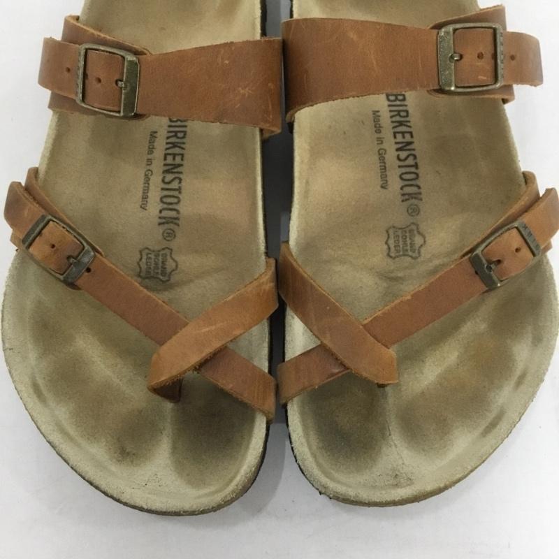 ビルケンシュトック BIRKENSTOCK サンダル サンダル マヤリ 27cm 42 27.0cm 無地 茶 / ブラウン /  メンズ USED 古着 中古 10133816