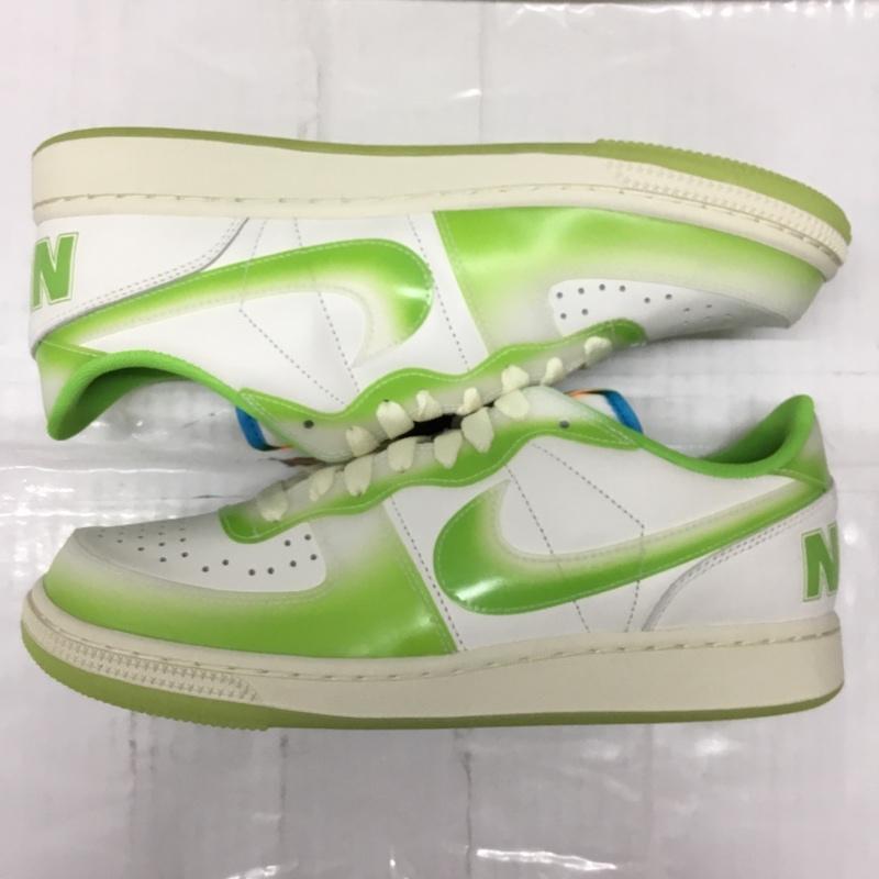 ナイキ NIKE スニーカー スニーカー FN7651-133 TERMINATOR LOW PRM 27cm 箱有 27.0cm ロゴ、文字 白 / ホワイト / X 薄緑 / ライトグリーン /  メンズ USED 古着 中古 10106357