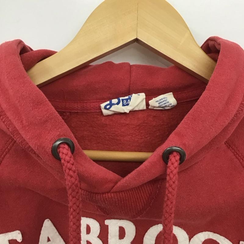 古着 USED パーカー 長袖 長袖パーカー プルオーバーパーカー スウェット 古着 S ロゴ、文字 赤 / レッド /  メンズ USED 古着 中古 10148191