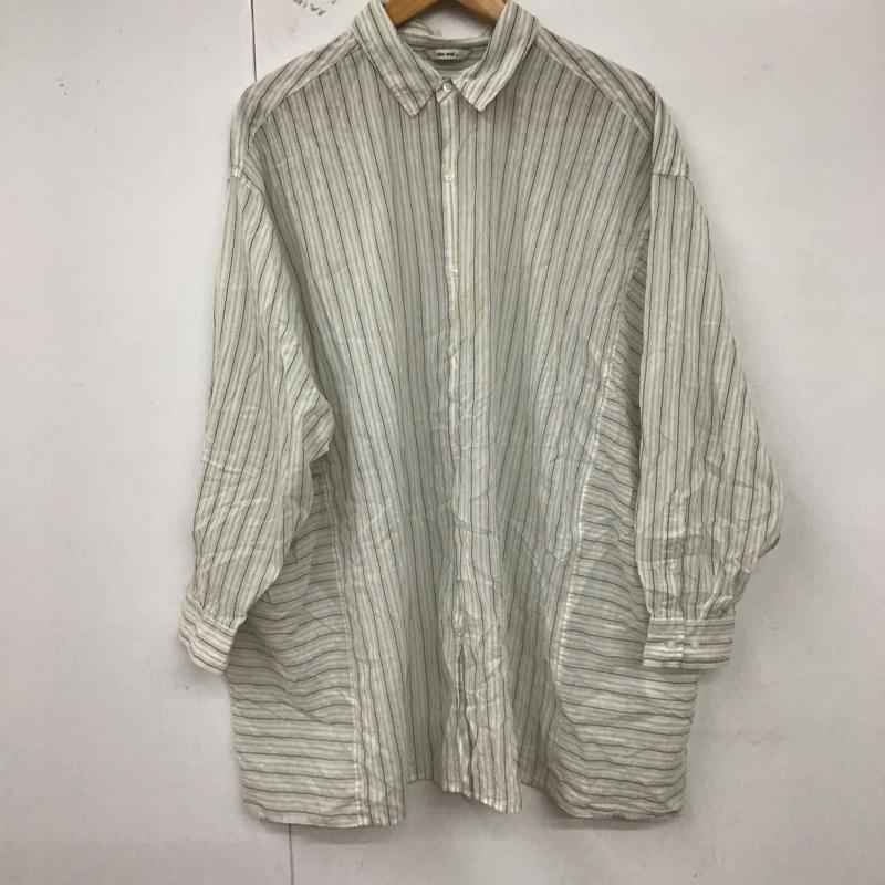 ニコアンド niko and... シャツ、ブラウス 長袖 FREE ストライプ マルチカラー / マルチカラー /  レディース USED 古着 中古 10129231
