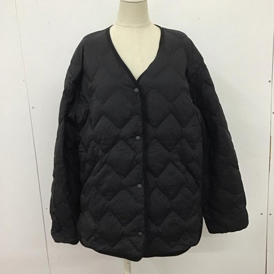 ユニクロ UNIQLO ジャケット、上着 ジャケット、ブレザー 211-439707 ウルトラライトダウンリラックスジャケット キルティングジャケット アウター L 無地 黒 / ブラック /  レディース USED 古着 中古 10109008